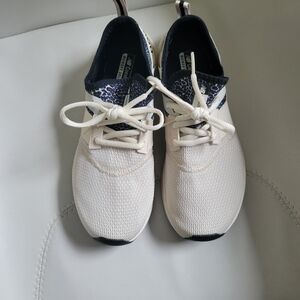 New Balance Cream and Black Sneakers